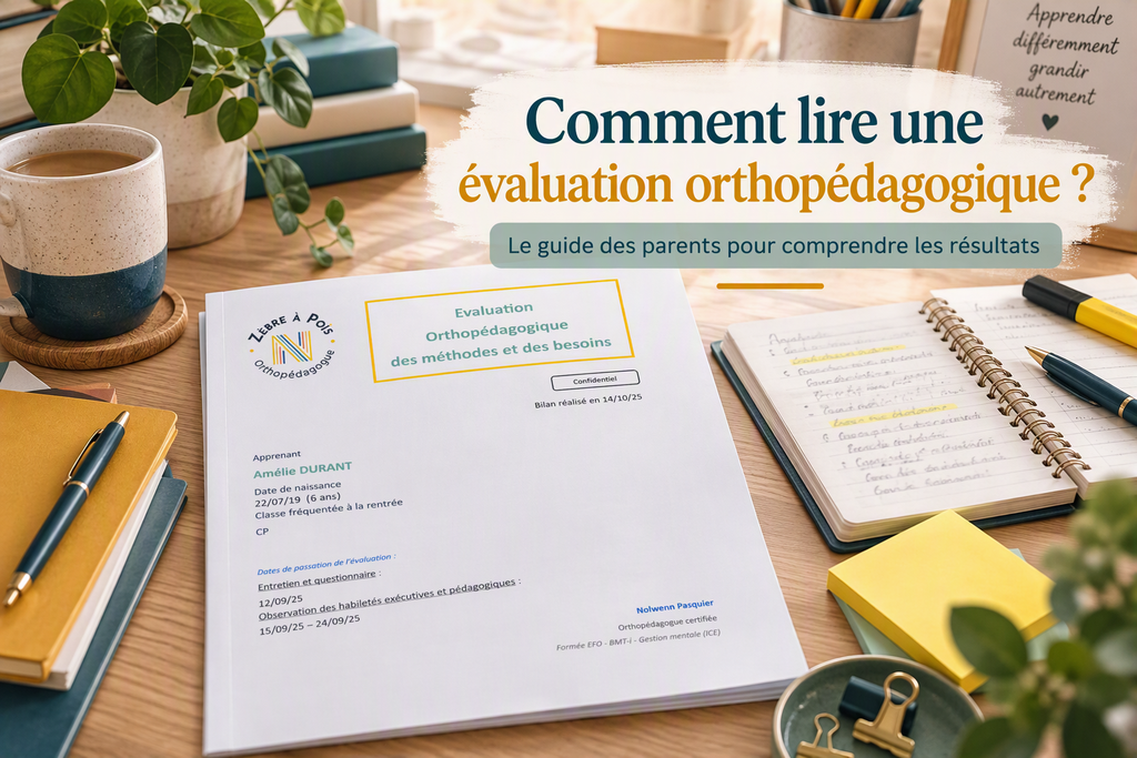 Guide pour comprendre une évaluation orthopédagogique et les besoins d'un enfant