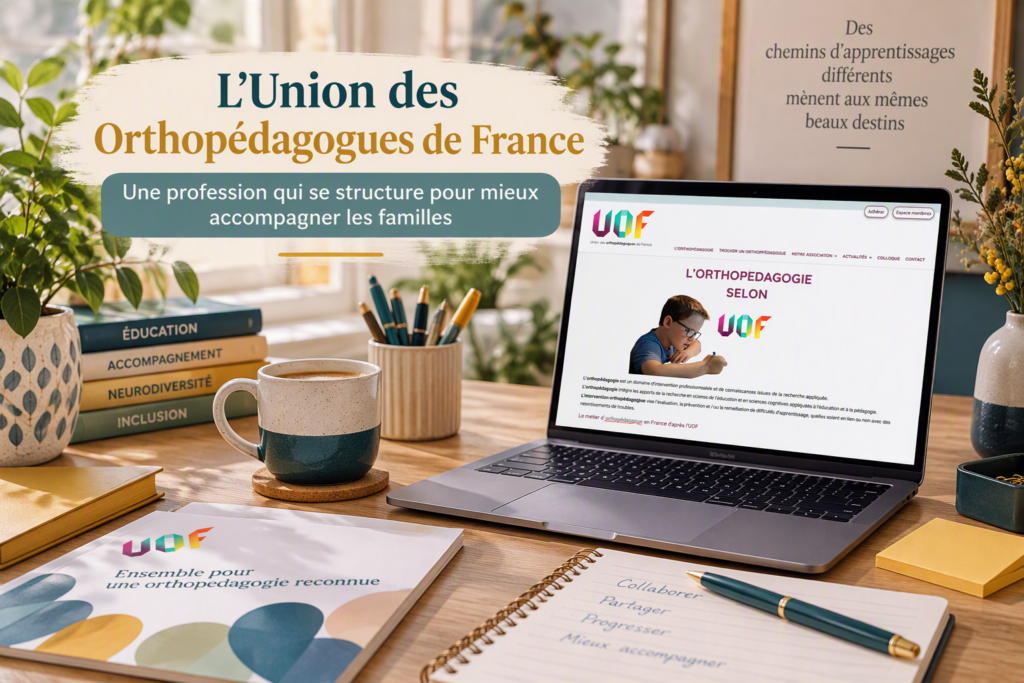 Union des Orthopédagogues de France et structuration du métier d'orthopédagogue